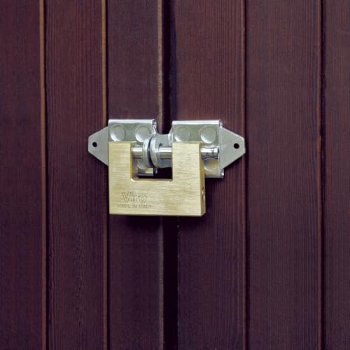 Cadenas en laiton Viro d'exception avec arc rectangulaire 75 mm CODIVEN - 7