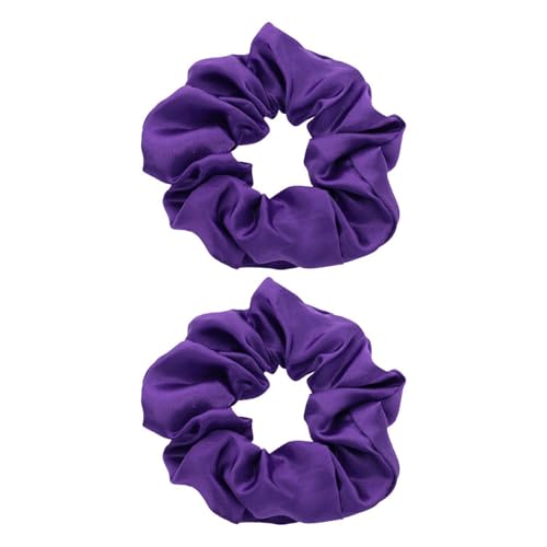 Confezione Da 2 Fasce Per Capelli in Velluto Viola - Morbide Fasce Per Coda Di Cavallo, Accessori Per Ragazze e Donne