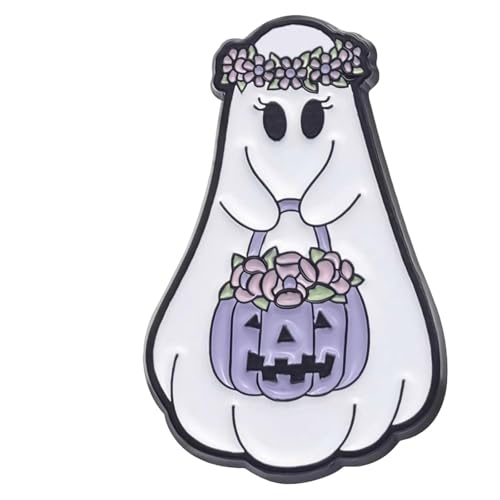 Broches esmaltados de Halloween para mochilas, broches esmaltados, nuevos accesorios Kawaii 2025, novedosos dibujos animados, divertidos y encantadores, insignias de solapa, bolsos, chaquetas para
