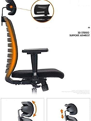 Xzgden Lightweight Office Desk Chair,Ergonomic Home Office Chair, Reclining Computer Desk Chair|High Back With Breathable Mesh Seat|Desk Chair With Adjustable Armrest|High Load-Bearing Capacity #TOP6