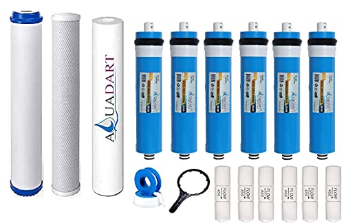 AquaDart 100 LPH Ro Water Purifier Filter Replacement Service Kit with Membrane 100 Liter per hour