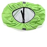  ADJAN Housse de Pluie pour Sac à Dos Couverture de Pluie réfléchissante Sac à Dos Sac étanche Sac imperméable en Plein air Camping randonnée à la poussière d\'escroquerie (Size : 20L, Color : Green)