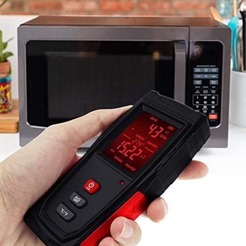 Medidor Digital de Campo EMF Detector de Radiación con Alarma miniatura 2