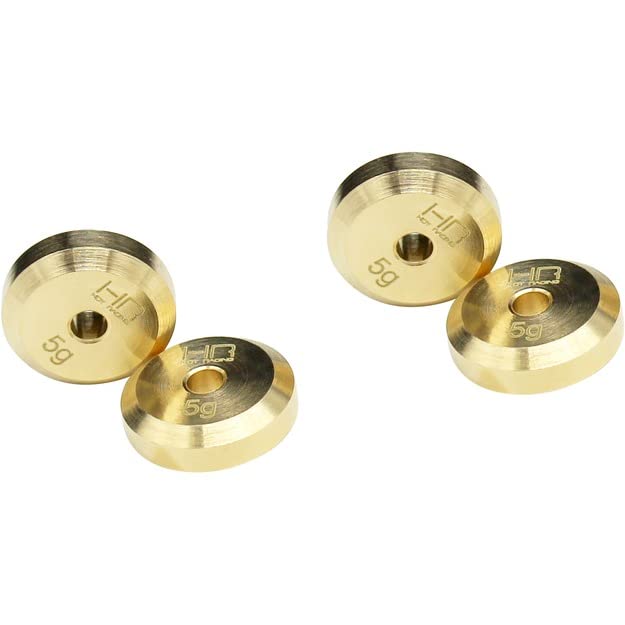 Amazon.com: Hot Racing SXTF2604H +4mm Steel Axles Brass Weight scx
