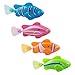 XYKTGH 4 Pack Swimming Robot Fish Electric Turbot Clownfish Water-Activated Bathtub Toys for Toddlers,Boys and Girls(Random Color)