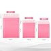 Yeyeplum 100 Pcs Kraft Bubble Mailers 3 Size Padded Envelopes Kraft Poly Mailers Bubble Lined Shipping Envelopes Mail Shipping Bags for CDs Book Business Supplies (Pink)