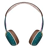 Skullcandy Grind Bluetooth Wireless On-Ear Headphones with Built-In Mic and Remote, Pine/Mustard
