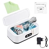 Ultraschallreinigungsgerät Brille Ultraschallreiniger Schmuckreiniger Ultraschall, Ultrasonic Cleaner 49 kHz, 650 ml, 5 Timerstufen, 360° Tiefenreinigung für Brillen, Schmuck & Zahnersatz