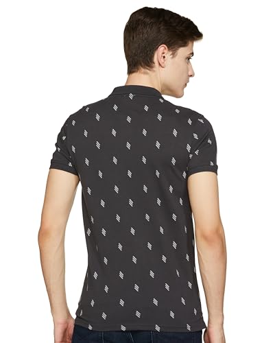 Image of United Colors of Benetton Men Cotton Solid Regular Fit Polo Shirt