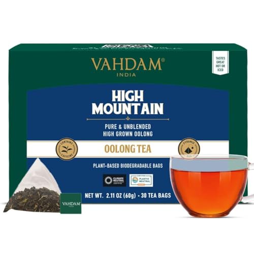 VAHDAM High Mountain Oolong Tea Bags (30 Count)