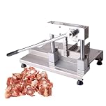 Heavy Duty Manual Meat Bone Cutter, Professional Guillotine Style Tool for Efficient Slicing in Home Kitchens, Commercial Use, and Food Preparation