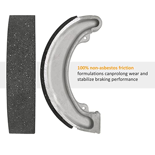 M Mati Rear Brake Drum Hub & Brake Shoes Compatible With Honda Fourtrax 300 Trx300 Trx300Fw 2X4/4X4 1988-2000 #TOP4