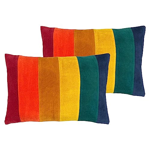 furn. little Rainbow Polyester Filled Cushions Twin Pack