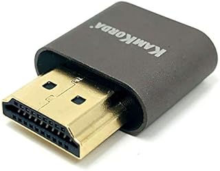 HDMI Dummy Plug Adapter | HDMI Emulator | Headless Ghost Dummy HDMI | HDMI EDID Emulator 4K | Display Dummy Plug | BTC Crypto Mining Miner | Emulator for Monitors 4096x2160 @ 60Hz HDMI Dummy Plug