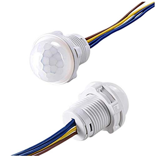 Aisoway Détecteur de Mouvement pir Infrarouge Mini Closet 110v 220v Commutateur de lumière