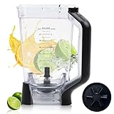 HLCHZYL Replacement for Ninja Blender Pitcher 72OZ XL Blender Cups, Replacement for Ninja Blender Pitcher BL610 BL610BRN BL710WM BL710WMC CO650B CT610 C0610B CT610C CT611C 72oz Crushing Pitchers