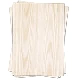 50 Blatt Briefpapier (A4) | Holz Look hell | Motivpapier | edles Design Papier | beidseitig bedruckt | Bastelpapier | 90 g/m²