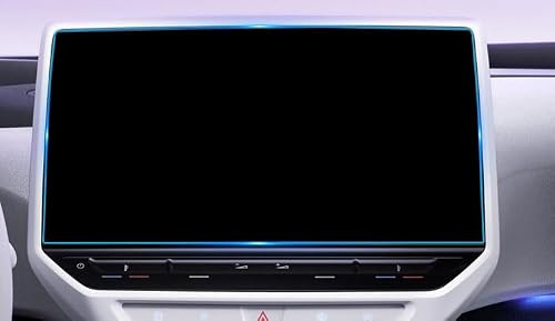 TQGIBCX Car Display Protector for Volkswagen ID.3 2021 2022 2023 2024 (10 inches), Tempered Glass, Scratch-Resistant, Anti-Glare & Anti-Fingerprint, Ultra-Thin HD Screen Guard for Navigation