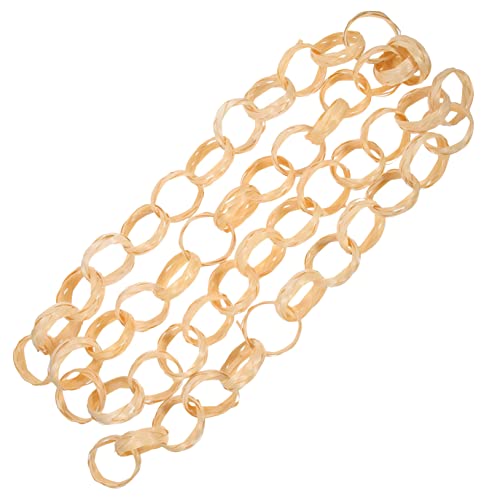MUELODSIC Unfinished Bamboo Curtain Chain for Door Window Screening DIY Bamboo Chain