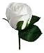 White Silk Rose Boutonniere