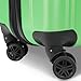 Kemyer Quest Hardside Lightweight Expandable Spinner Suitcase Luggage, Green, 20-inch