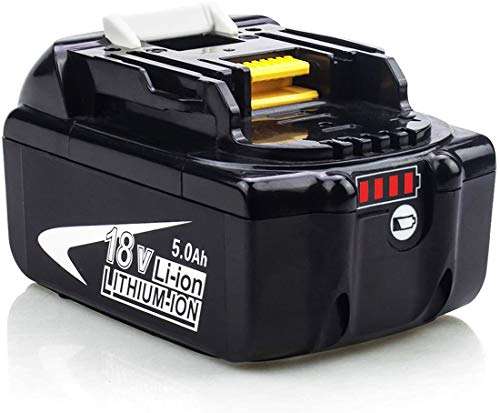 Venghts BL1850B 5.0Ah Remplacement pour Makita 18V Batterie BL1860B BL1850B BL1860 BL1850 BL1840B BL1840 BL1830B BL1830 Bl1815 BL1820 Lxt-400 BL1845 avec Outils électriques sans Fil LED Cover