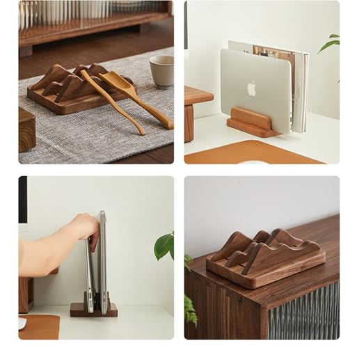 Soporte de Madera para Portátil Ajustable con Ventilación miniatura 6