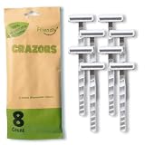 Hair Removal Crazors – Disposable Razors for Men/Women's Grooming – Single-Use Body & Face Shaver –