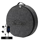 Secure zipper opening allows quick access while keeping stored cables contained inside the pouch simple open and close system helps maintain tidy storage so users can easily pack or remove cords adapters and related charging tools whenever needed
