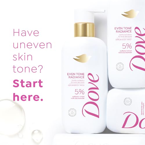 Image of Dove Even Tone Radiance Serum Body Wash|5% Radiance Serum with Niacinamide| Gently exfoliates for even skin tone | Paraben & SLS free | 300 ml