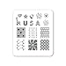 Winstonia Nail Art Stamping Plate Image Manicure Patriotic USA (American Freedom)