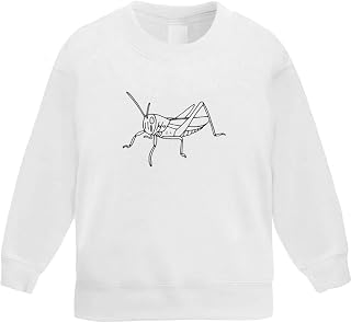 Azeeda 'Grasshopper Insect' Kid's Sweatshirt/Jumper (5-6 Years) (KW00037130)