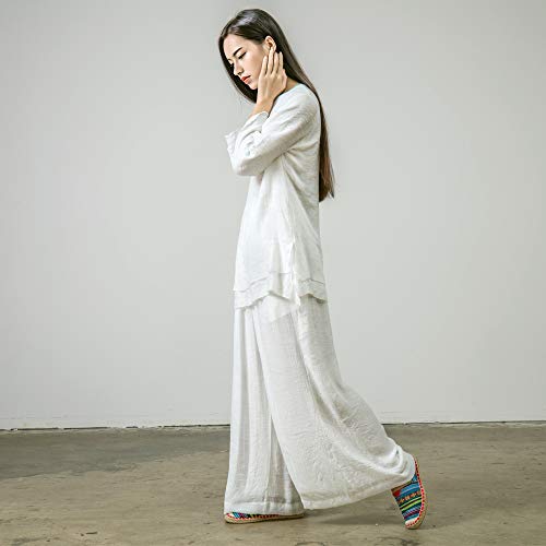 Ksua Womens Tai Chi Clothes Zen Meditation Uniform Silk Cotton Kung Fu Clothing #TOP2