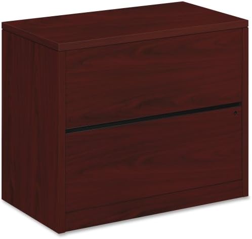 HON 10500 Series Lateral File, 2-Drawer, 29 1/2"H x 36"W x 20"D, Mahogany