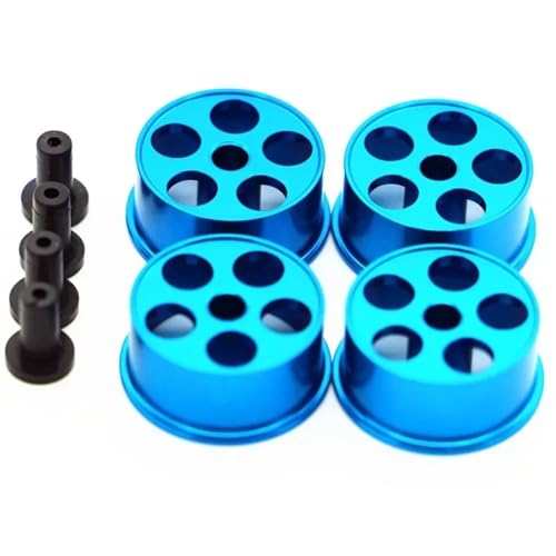RC�J�[�̃A�b�v�O���[�h For Tamiya For Mini 4WD For L018 For RC�J�[ ���a�z�C�[�� ����p�[�c �J���[�z�C�[�� �A���~�f�B�X�N�t 1�Z�b�g/���b�g(Blue)