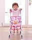 GAGAKU Puppenwagen Set mit 30cm Puppe & Zubehör, Spielzeug-Buggy faltbar für Mädchen ab 1 2 3 4 5 6 Jahre, Baby Puppenwagen für Kinder, mit 30cm Puppe & Accessoires