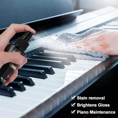 Klavierreiniger,Reinigungsmittel Klavier,Klavier-Reinigungspflege,Reinigungspflege für Klaviertasten,Piano Cleaner,Key Cleaner,for Keyboards,MIDI Keyboard Controllers,Digital Pianos,Klavierreinigung