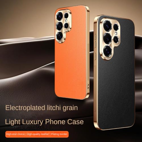 Coque Cuir Samsung S25 Plus Anti Rayure pour Protéger l'Objectif