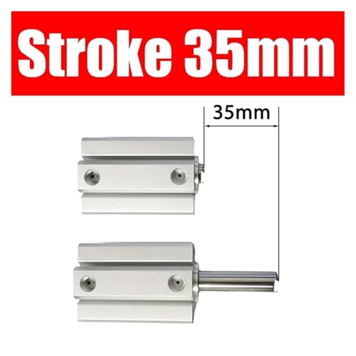 Cylindre pneumatique compact alésage multiple SDA16 double action course 35 - 3