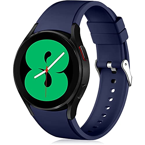 Lerobo No Gap Band Compatible with Samsung Galaxy Watch 7 4 6 5 40mm 44mm/for Galaxy Watch 5 Pro 45mm/ for Galaxy Watch 4 Classic 46mm 42mm, 20mm Silicone Watch Band Sports Strap for Men Women by Lerobo - Used condition - US$8.99
