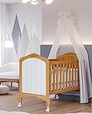 Berço Mini Cama Alegria Espresso Móveis Nature/branco