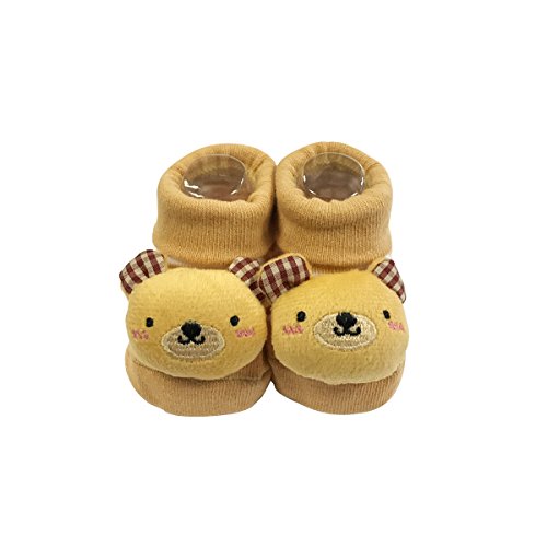 Wrapables Cute 3D Cartoon Anti-Skid Baby Booties Sock Slipper Shoes (Set Of 6)Assorted, One Size #TOP3