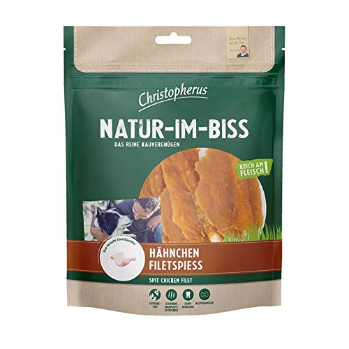 Christopherus Snack - Spiedini per filetto di pollo, 5 spuntini per cani da 300 g