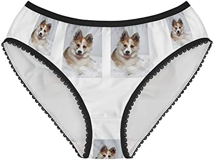 DogsMakeMeHappy Norwegian Lundhund Dog Panties, Norwegian Lundhund Dog Underwear, Briefs, Cotton Briefs