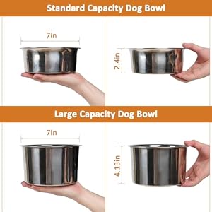 Elevated Dog Bowls Adjustable Raised Dog Bowl Stand with Double Stainless Steel Dog Food Bowls Adjusts to 3 Heights 3.9”, 7.8”, 11.8”, for Small Medium Large Dogs and Pets (Black) Elevated Dog Bowls Adjustable Raised Dog Bowl Stand with Double Stainless Steel Dog Food Bowls Adjusts to 3 Heights 3.9”, 7.8”, 11.8”, for Small Medium Large Dogs and Pets (Black)
