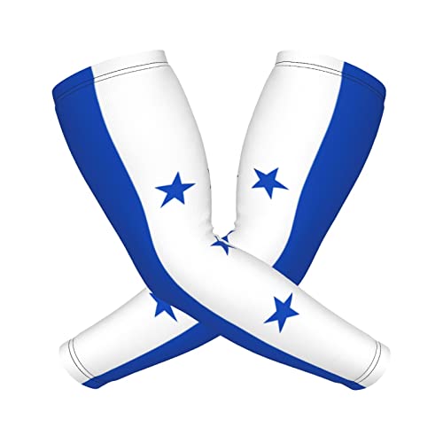CUTEDWARF Flag Of Honduras Sun Protection Arm Long Sleeve Protector Unisex Outdoor Sports Protective Sleeve Guard