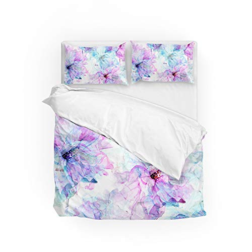 Funda de edredón de fácil cuidado para cama doble con estampado 2