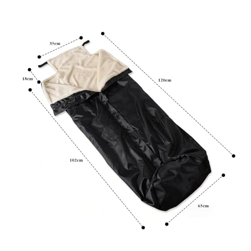 Jasjfasd Rollstuhldecke, Fußsack Erwachsene, Rollstuhl Zubehör, Fußsack Rollstuhl mit Reißverschluss, Geschenke Rollstuhlfahrer, Rollstuhlsack Schlupfsack Wintersack, Gefütterter Regenschutz Fußsack
