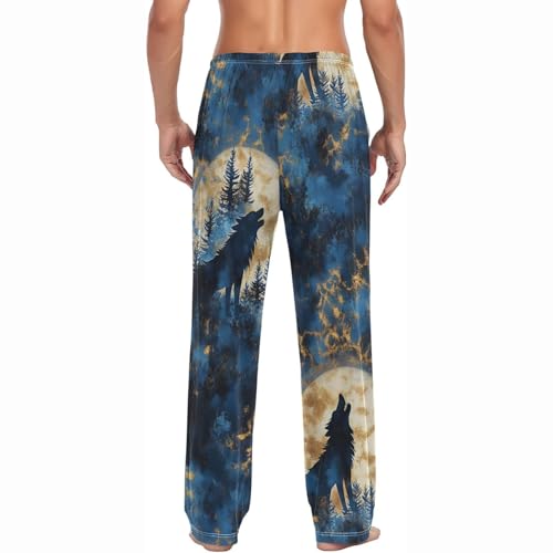 Pantalon de nuit homme léger et décontracté à coupe ample