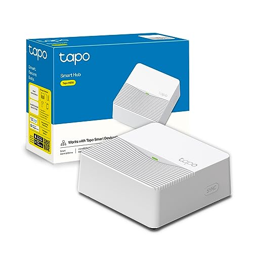 Tapo H200 Smart Hub con Suoneria, Centro Casa Intelligente,19 Suonerie, A Bassa Potenza, Allarme Intelligente, Plug & Play, Fino a 64 più 4 Dispositi